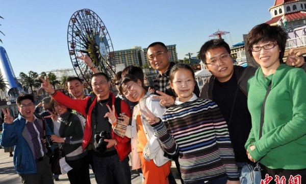 Người Trung Quốc chi 74 triệu USD/ngày để du lịch Mỹ